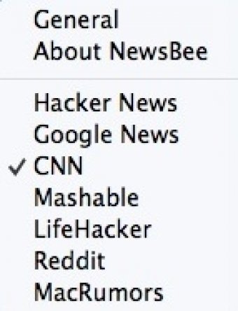 Selecting News Site