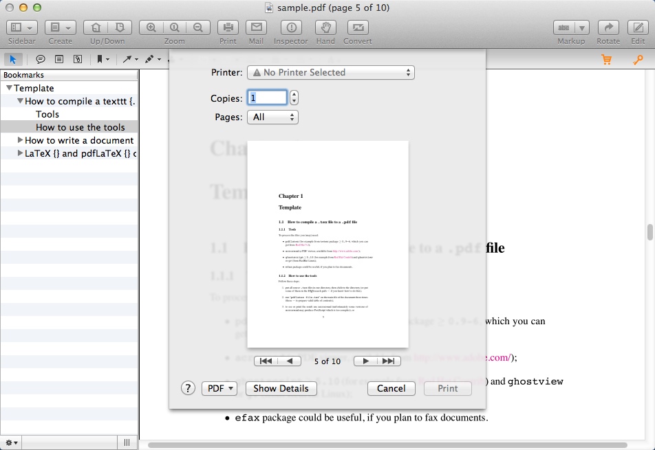 Wondershare PDF Editor 3.7 : Printing PDF File