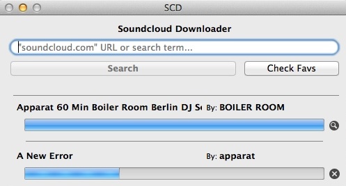 SoundCloud Downloader 2.5 : Downloading Music
