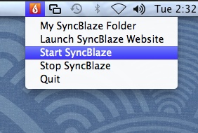 SyncBlaze 1.9 : Main window