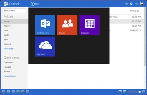 MailTab Pro for Hotmail 1.0 : Main window
