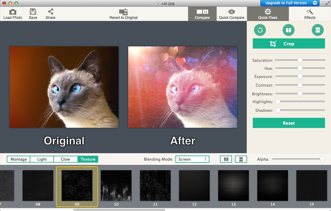 PicLight 1.0 : Comparing Result With Original
