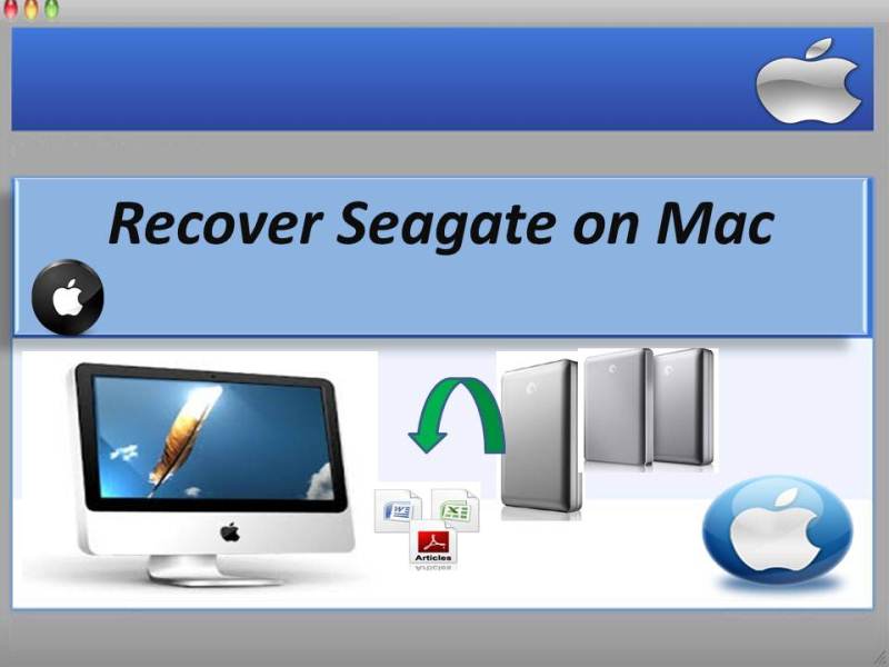 Recover Seagate on Mac 1.0 : Main Window