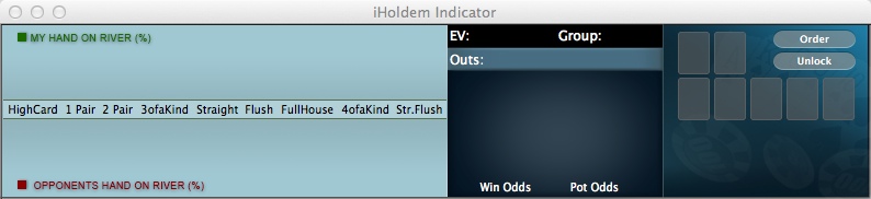 iHoldem Indicator 2.0 : Main window