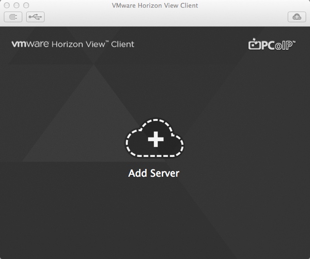 VMware Horizon View Client 2.3 : Main window
