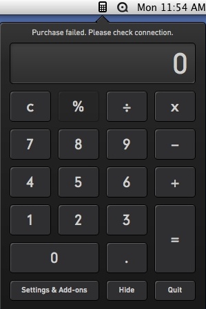 Calculator • Free 2.4 : Main window