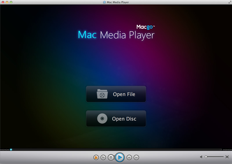 Macgo Free Mac Media Player 2.9 : Main Window