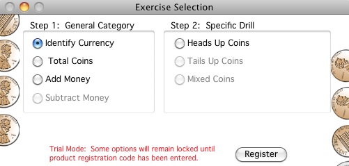 FRS Money Math 2.1 : Exercise selection