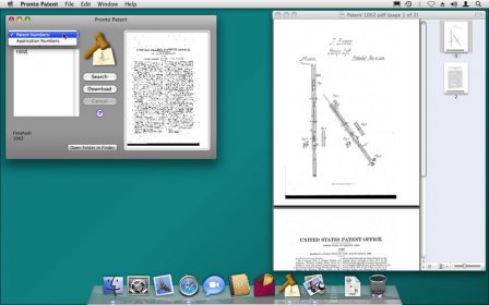 Pronto Patent screenshot