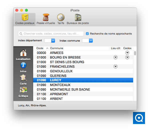 iPoste 0.6 : iPoste pour Mac