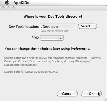 AppKiDo 0.9 : Main window