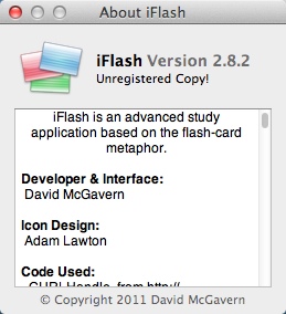 iFlash 2.8 : About Window