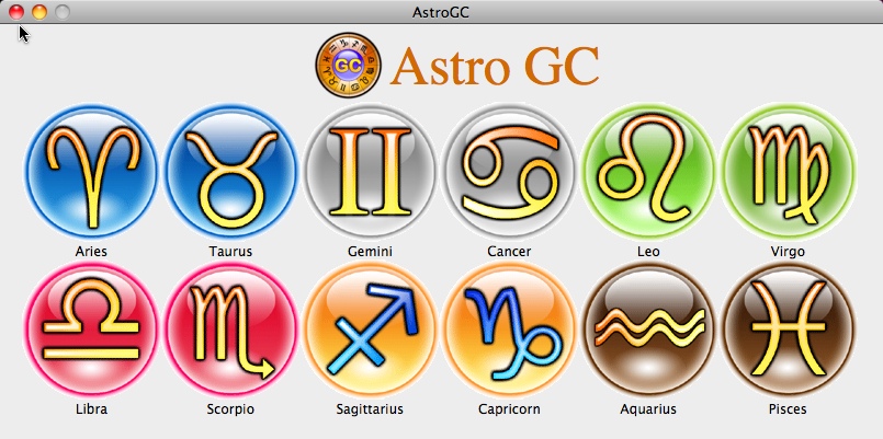 AstroGC 5.7 : Main window