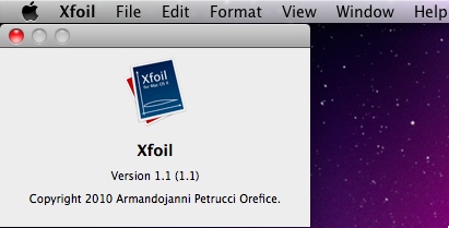 Xfoil 1.1 : Main window