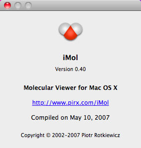iMol 0.4 : Program version