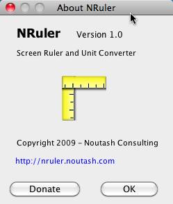 NRuler 1.0 : About