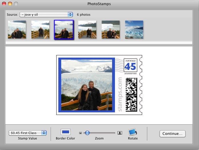 PhotoStamps 1.2 : General view