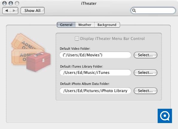 iTheater 0.2 : iTheater Preferences