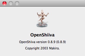 OpenShiiva 0.8 : About Window