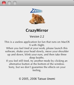 CrazyMirror 2.2 : About