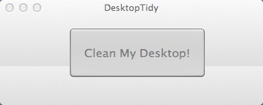 DesktopTidy 1.0 : Main window