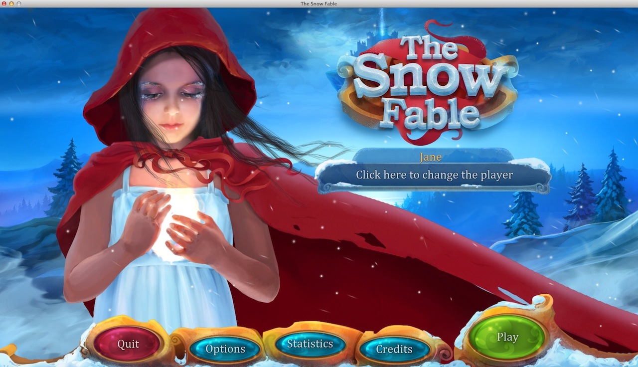 The Snow Fable 2.0 : Main Menu