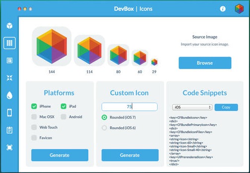 DevBox 2.0 : Main window