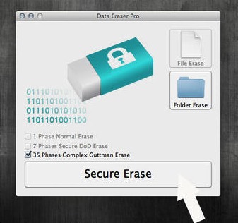 Data Eraser Pro 1.0 : Main Window