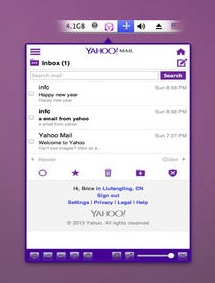 MailTab Pro for Yahoo 1.0 : Main Window