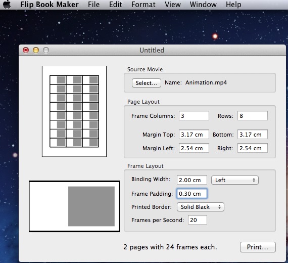 Flip Book Maker 2.1 : Main Window
