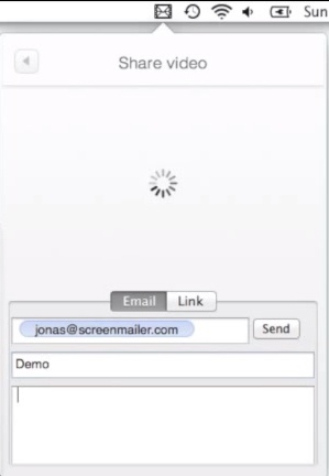 Screenmailer 1.3 : Main window