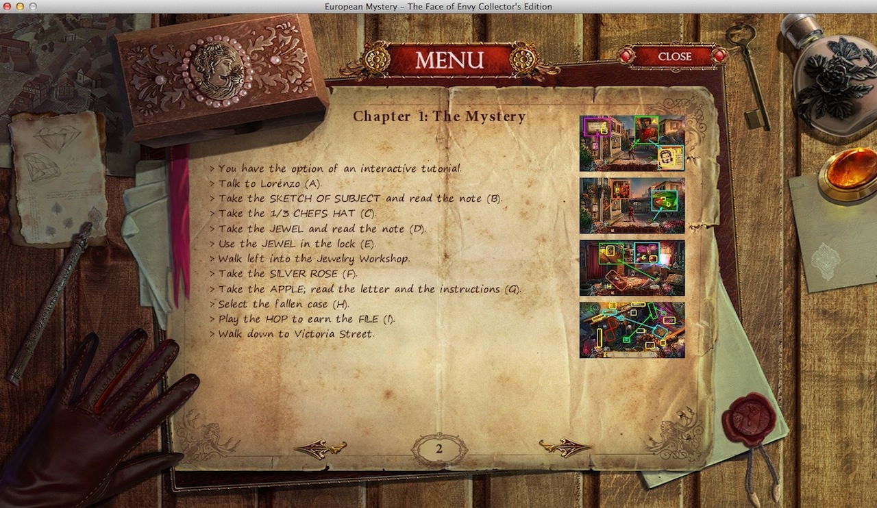 European Mystery: The Face Of Envy Collector's Edition 2.0 : Strategy Guide