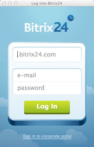Bitrix24 3.1 : Main window