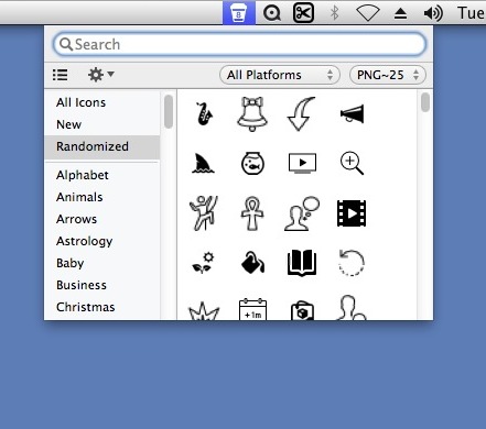 Icons8 App 2.0 : Main window