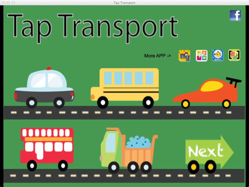 Tap Transport 1.0 : Main window