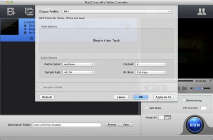 convert mkv to mp4 for free mac