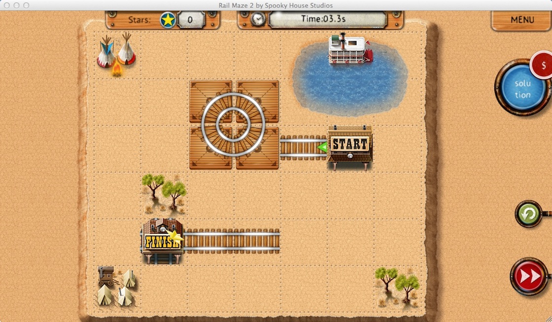 Rail Maze 2 1.2 : Gameplay Window