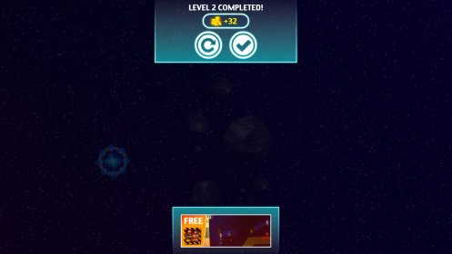 Completed Level Statistics Window