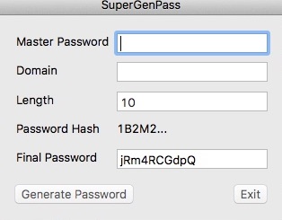 SuperGenPass 2.0 : Generating Small-Length Password