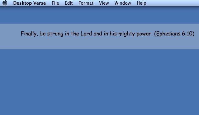 Desktop Verse 2.1 : Displaying Bible Verse On Desktop