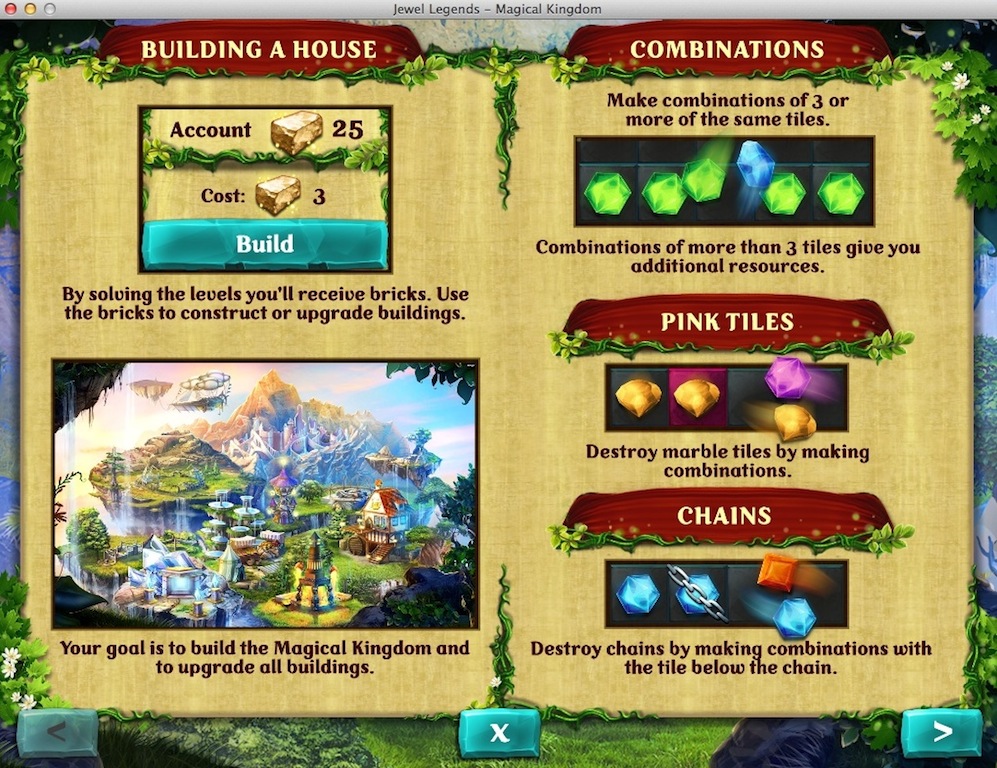 Jewel Legends: Magical Kingdom : Help Guide