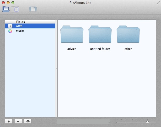 fileAbouts Lite 1.0 : Main Window