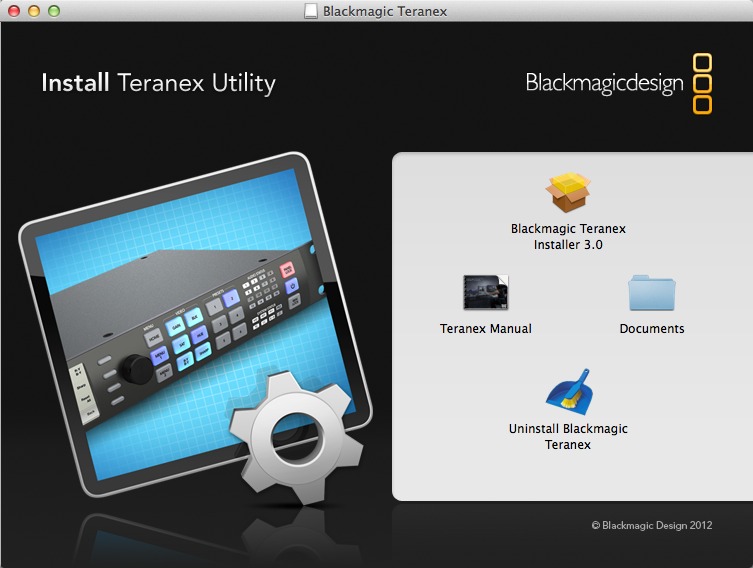 Blackmagic Teranex Utility 3.0 : Main Window