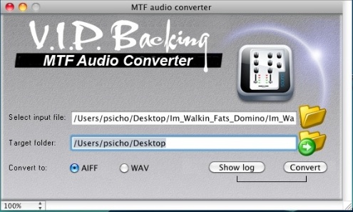 MTF Audio Converter 10.2 : Main Window
