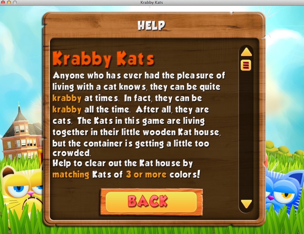 Krabby Kats 1.0 : Help Guide