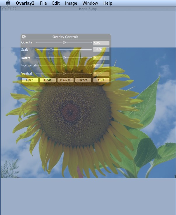 Overlay2 2.0 : Main window