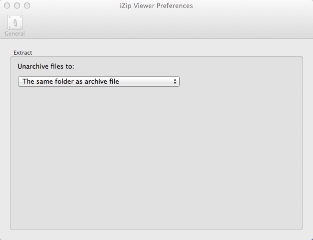 iZip Viewer 2.8 : Program Preferences