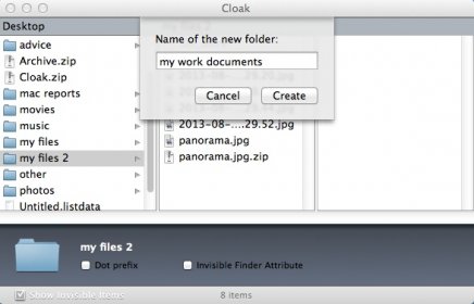 Creating New Folder