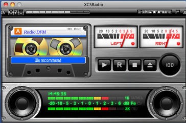 XCSRadio 2.2 : Main window