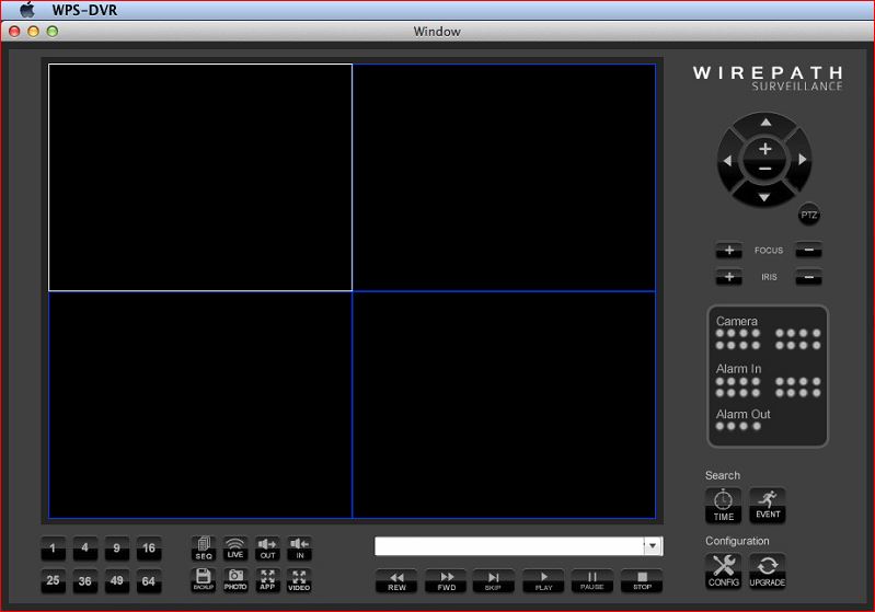 WPS-DVR 1.0 : Main window